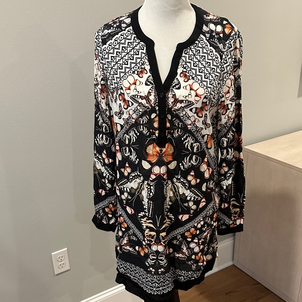 Hale Bob butterfly dress size M soooo cute